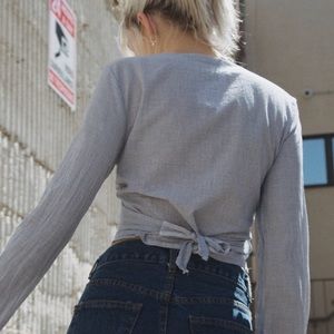 Brandy Melville pinstripe top